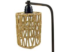 KXXK Rattan Lampshade | Small Boho Shades Replacement - Rattan Lamp Shades for Table Lamps, Pendant Lamps, Floor Lamps, Island Lamps, Wall Lamps, 5.9inch Height