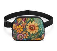Kxyudcn Art Fanny Pack with Adjustable Strap for Women Daily Use, Flower, One Size