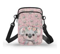 Kxyudcn Sling Purse Crossbody Lightweight Multi Position Sling Bags Women's Travel Daypack Adjustable Strap Easy to Carry, Rose Koala, One Size