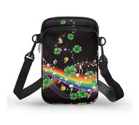 Kxyudcn Sling Purse Crossbody Lightweight Multi Position Sling Bags Women's Travel Daypack Adjustable Strap Easy to Carry, Music Note Rainbow, One Size