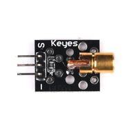 KY-008 650nm Laser Sensor Module 6mm 5V 5mW Red Dot Diode Copper Head for Arduino(1PCS)