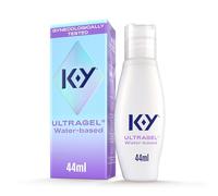 KY Ultragel Lube, 44ml, Water Based Lubricant, pH Friendly, Gentle Formula, Gynecologically Tested Gel, Long Lasting, Eases Vaginal Dryness & Intimate Discomfort, Non-Sticky, Non-Greasy