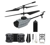 KY202 4K Dual Camera HD Aerial Helicopter Automatic Obstacle Avoidance and GPS Positioning Remote Control Toys for Adults and Children (Helicopter shipped with matching batteries R (Single Battery)