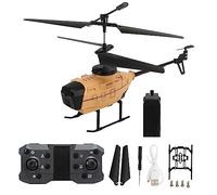 KY202 4K Dual Camera HD Aerial Helicopter Automatic Obstacle Avoidance and GPS Positioning Remote Control Toys for Adults and Children (Helicopter shipped with matching batteries R (Single Battery)