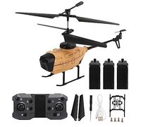 KY202 4K Dual Camera HD Aerial Helicopter Automatic Obstacle Avoidance and GPS Positioning Remote Control Toys for Adults and Children (Helicopter shipped with matching batteries R (3 Batteries)