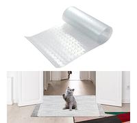 kyaoayo Cat Scratching Mat, Carpet Protector for Cats, Cuttable Transparent Scratch Protection, Scratch Mat, Durable Plastic Scratch Protection Film for Carpet, Floor, Bedroom (31 cm x 250 cm)