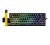 KyAPDmrxn Magnetic Keyboard Red Wired Mechanical For Pro Gaming 0.01mm Rapid Trigg 8000Hz SOCD Rs 0.125ms 128K Rate(Black)