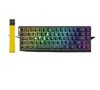 KyAPDmrxn Magnetic Keyboard Red Wired Mechanical For Pro Gaming 0.01mm Rapid Trigg 8000Hz SOCD Rs 0.125ms 128K Rate(Black Contour Line)