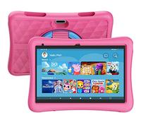 KYASTER Kids Tablet, 10 inch HD Android 12 Toddler Tablets, Quad Core 1.8Ghz, 2GB DDR4, 7000mAh Battery, Dual Box Speakers, Parental Controls Games Learning Apps, EVA Shockproof Case