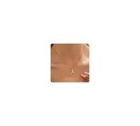 Kyazeo Gold Initial Necklaces for Women 18K Gold Plated Dainty Letter Necklace Personalized Monogram Name Necklace Tiny Cubic Zirconia A-Z Pendant Jewelry Necklace for Women Gift, Stainless Steel, No