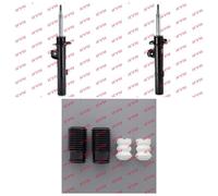 KYB 2 x Front Shock Absorbers with Dust Cover Kits fits BMW 3 2004-2013