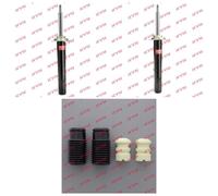 KYB 2 x Front Shock Absorbers with Dust Cover Kits fits BMW 5 1995-2004