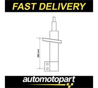 KYB 2x Shock Absorbers (Pair) Front 3348085 Damper 9813823680 9813823580 New