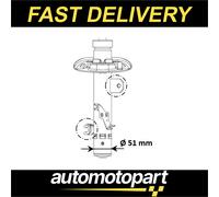 KYB (Kayaba) Shock Absorber 3338005 – Front Left for Peugeot 2008 1.2 (Jan 2015–Present)