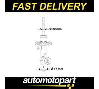 Kayaba Shock Absorber (Single Handed) - fits CITROEN C4 Cactus 1.5D Front Left 2018 on