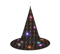 Kycvds American West Rodeo Hat Halloween Witch Hats Are Decorated With Lights, Which Decorate Large Halloween Party Supplies.