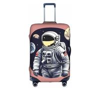 Kycvds Astronaut On The Moon 1 The Trunk Lid Is Suitable For 18-32 Inch Luggage. Customized Trunk Lid Personalized Luggage.