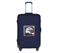 Kycvds Bald Eagle Flag The Trunk Lid Is Suitable For 18-32 Inch Luggage. Customized Trunk Lid Personalized Luggage., White, X-Large