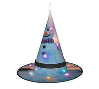 Kycvds Beach Snowman Halloween Witch Hats Are Decorated With Lights, Which Decorate Large Halloween Party Supplies.