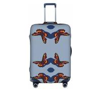 Kycvds Beautiful Butterflies The Trunk Lid Is Suitable For 18-32 Inch Luggage. Customized Trunk Lid Personalized Luggage., White, Small