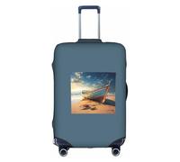 Kycvds Boat On The Beach The Trunk Lid Is Suitable For 18-32 Inch Luggage. Customized Trunk Lid Personalized Luggage.