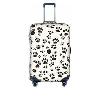 Kycvds Bone And Paw Print The Trunk Lid Is Suitable For 18-32 Inch Luggage. Customized Trunk Lid Personalized Luggage.