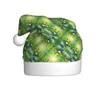 Kycvds Cartoon Frog 1 Santa Hat Holiday For Adults Unisex Velvet Comfort Extra Thicken Hat For New Year