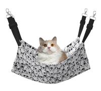 Kycvds Cat Hammock Penguin Cage Adjustable Hanging Mat Rest Mat for Small Pets