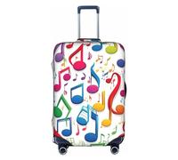 Kycvds Colorful Music Notes 1 The Trunk Lid Is Suitable For 18-32 Inch Luggage. Customized Trunk Lid Personalized Luggage.