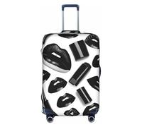 Kycvds Cool Black Lipstick Lips The Trunk Lid Is Suitable For 18-32 Inch Luggage. Customized Trunk Lid Personalized Luggage.