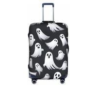 Kycvds Cute White Ghost Halloween Pattern 1 The Trunk Lid Is Suitable For 18-32 Inch Luggage. Customized Trunk Lid Personalized Luggage.