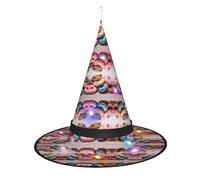 Kycvds Donuts Halloween Witch Hats Are Decorated With Lights, Which Decorate Large Halloween Party Supplies.
