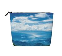 Kycvds Earth Mountain Small Cosmetic Bag Travel Accessories Storage Bag Cosmetic Box Birthday Gift Christmas Gift Beautiful, Black, One Size
