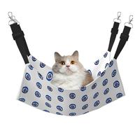 Kycvds Evil Eyes Adjustable Cat Hammock for Small Pets