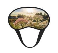 Kycvds Flower Pig Soft Breathable Eye Mask is Suitable for Women and Men Relaxing The Zero-Pressure Night Eye Mask