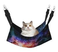 Kycvds Galaxy in The Universe Adjustable Cat Hammock for Small Pets