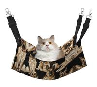Kycvds German Shepherd Dog Cat Hammock Adjustable Hanging Cage Sleeping Rest for Small Pets