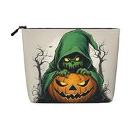 Kycvds Green Ghost Horror Halloween Pumpkin 1 Small Cosmetic Bag Travel Accessories Storage Bag Cosmetic Box Birthday Gift Christmas Gift Beautiful, Black, One Size