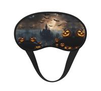 Kycvds Halloween Flying Bats 3 Soft Breathable Eye Mask is Suitable for Women and Men Relaxing The Zero-Pressure Night Eye Mask