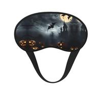 Kycvds Halloween Flying Bats 4 Soft Breathable Eye Mask is Suitable for Women and Men Relaxing The Zero-Pressure Night Eye Mask