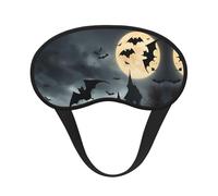 Kycvds Halloween Flying Bats 4 Soft Breathable Eye Mask is Suitable for Women and Men Relaxing The Zero-Pressure Night Eye Mask