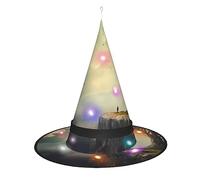 Kycvds Inspirational Quotes Halloween Witch Hats Are Decorated With Lights, Which Decorate Large Halloween Party Supplies.