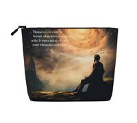 Kycvds Inspirational Quotes Small Cosmetic Bag Travel Accessories Storage Bag Cosmetic Box Birthday Gift Christmas Gift Beautiful, Black, One Size
