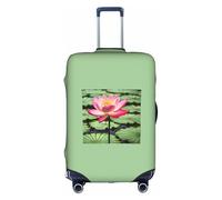Kycvds Lotus Flower The Trunk Lid Is Suitable For 18-32 Inch Luggage. Customized Trunk Lid Personalized Luggage., White, Large