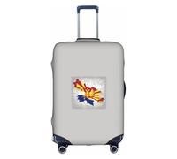 Kycvds Northern Macedonia Flag Map04 The Trunk Lid Is Suitable For 18-32 Inch Luggage. Customized Trunk Lid Personalized Luggage.