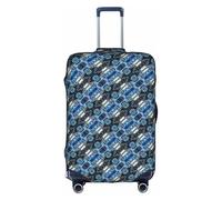 Kycvds Old Pirate Ship In The Sea Luggage Cover Suitcaseprotector Fits 18-32 Inch Luggage Custom Luggage Cover Personalized Suitcase, White, X-Large