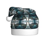 Kycvds Old Viking Boat Santa Hat Holiday For Adults Unisex Velvet Comfort Extra Thicken Hat For New Year