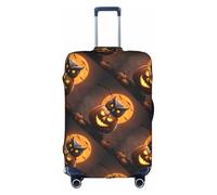 Kycvds Owl Pumpkin Happy Halloween 1 The Trunk Lid Is Suitable For 18-32 Inch Luggage. Customized Trunk Lid Personalized Luggage.