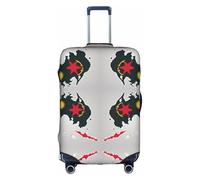 Kycvds Papua New Guinea Flag Map01 Luggage Cover Suitcaseprotector Fits 18-32 Inch Luggage Custom Luggage Cover Personalized Suitcase, White, Large