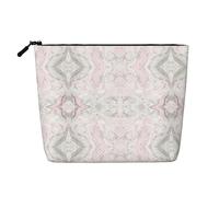 Kycvds Pink Abstract Ink Marble Gray Artistic Small Cosmetic Bag Travel Accessories Storage Bag Cosmetic Box Birthday Gift Christmas Gift Beautiful, Black, One Size